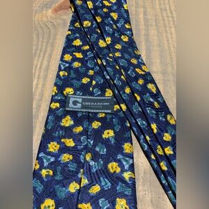 Gherardini Firenze Floral Artsy Edgy Flirty Bold Silk Tie